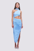 Taylor Draped Maxi Dress - Sky Blue - SODA Fashion Haus