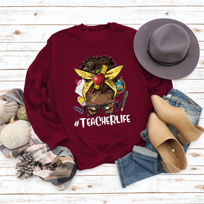 Red wine sweater (white color picture) / S