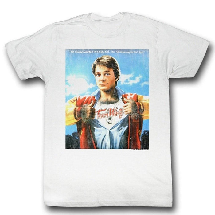 Teen Wolf Poster Adult T-Shirt-tvso