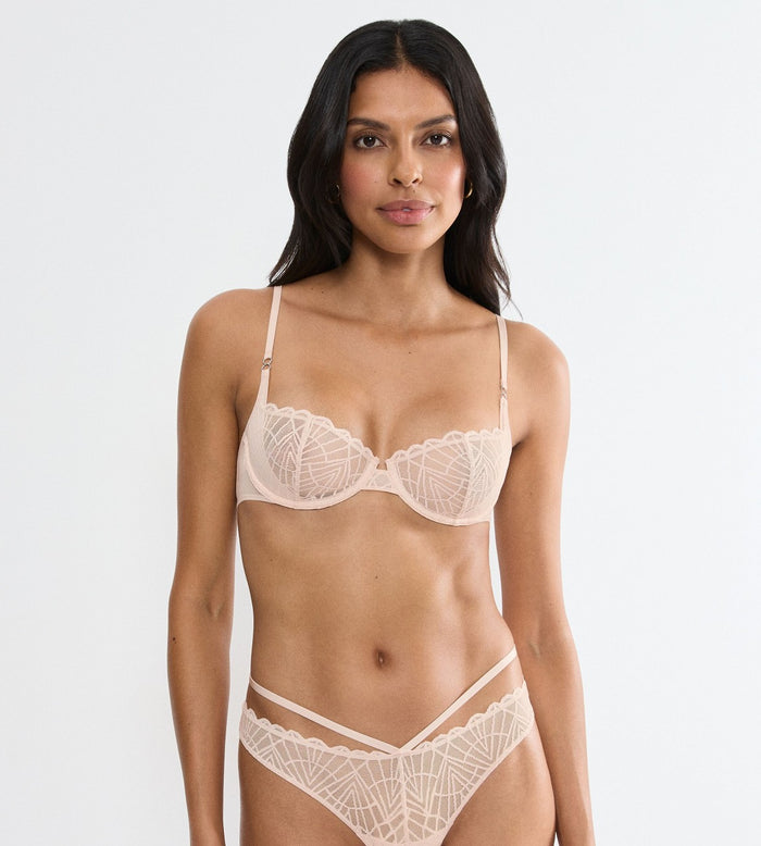 PINK TRIUMPH THAT NIGHT IN VEGAS STYLE LAB WIRED BRA