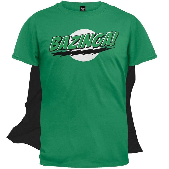 The Big Bang Theory Bazinga! T-shirt with Attachable Cape-tvso