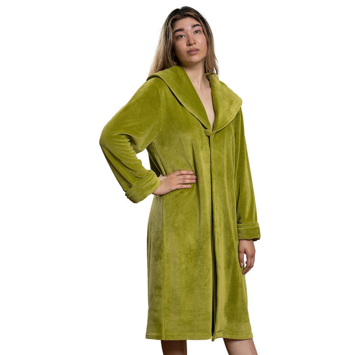 The Dude and Maude Robe Cosplay Full Length Long Olive Green Robe - TVStoreOnline