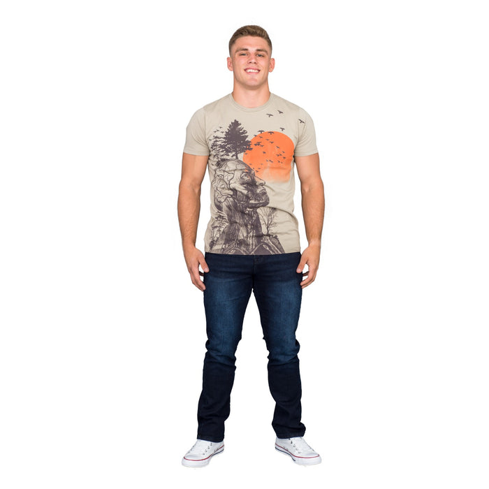The Hangover Alan Human Tree Dark Khaki T-Shirt