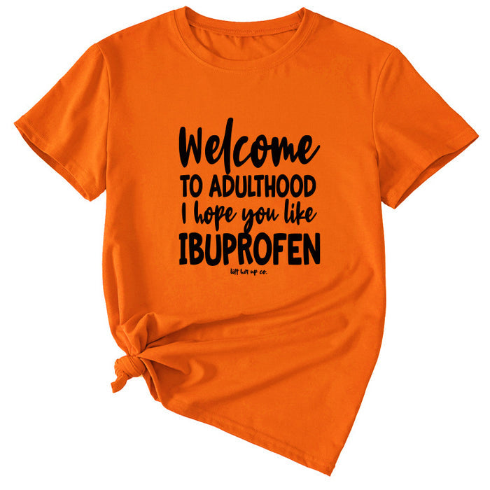 Orange (black font) / S
