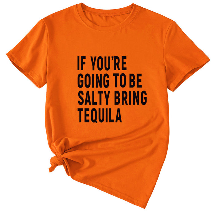 Orange (black font) / S