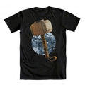 The Mighty Thor Thor's Hammer Comic Circle T-shirt-tvso