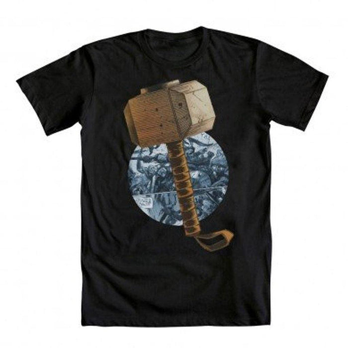 The Mighty Thor Thor's Hammer Comic Circle T-shirt-tvso