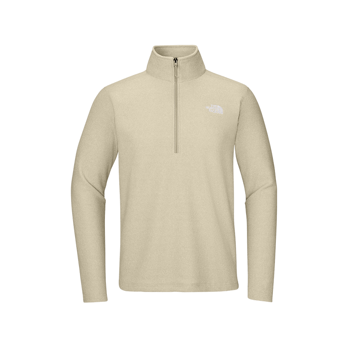 Gravel Heather / S Custom The North Face Men's Textured Pine Grove 1/2-Zip - Corporate Gifts