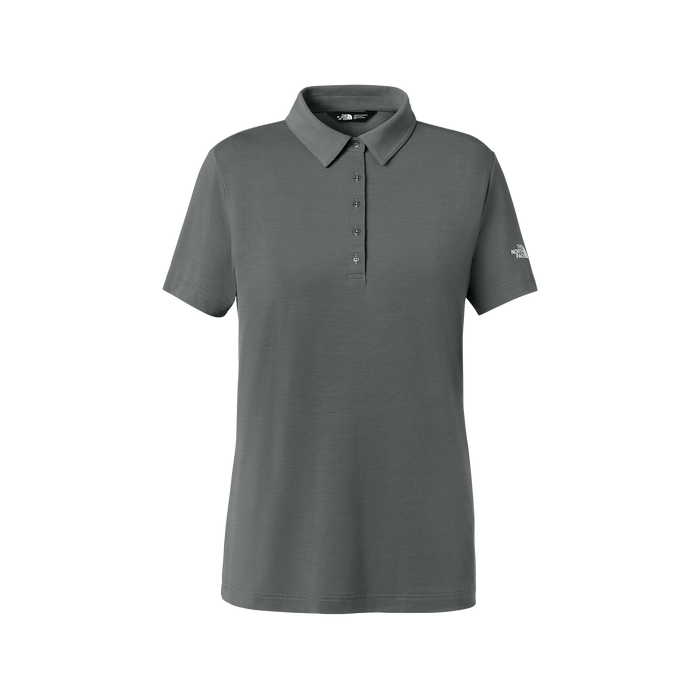 Smoked Pearl Grey / S Custom The North Face Women's Cayon Crest Polo - Corporate Gifts