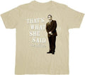 The Office That's What She Said Beige T-Shirt-tvso