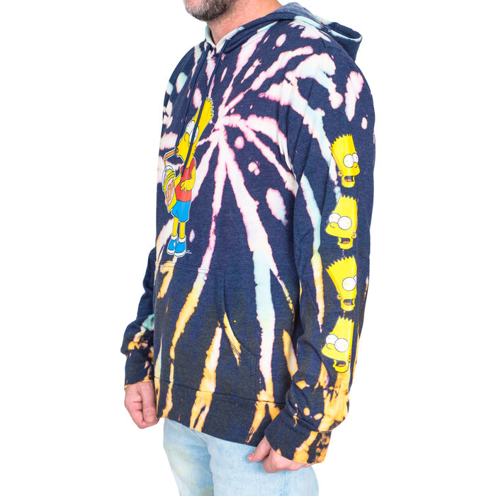 The Simpsons Bart Squishee Drink Pull Over Hoodie Sweatshirt