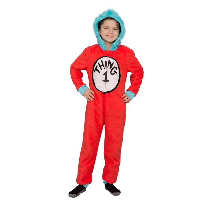 Thing 1 to 6 Interchangeable Patches Kids Union Suit