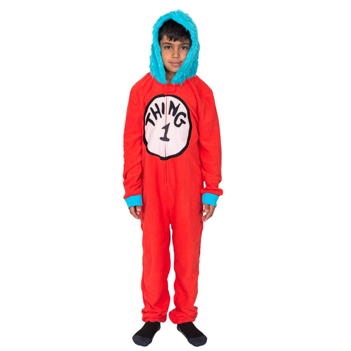 Thing 1 to 6 Interchangeable Patches Kids Union Suit