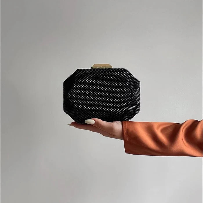 Tilly Hotfix Clutch with Tassel - SODA Fashion Haus