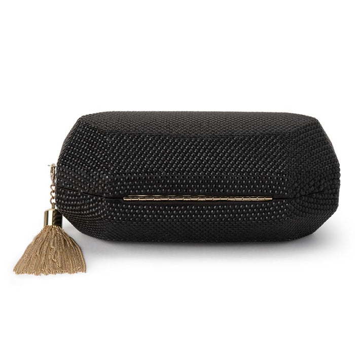 Tilly Hotfix Clutch with Tassel - SODA Fashion Haus