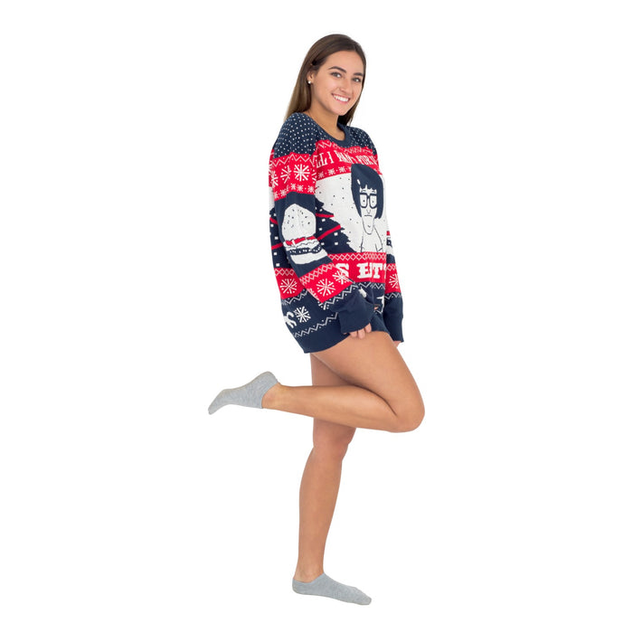 Tina All I Want for Xmas...Bob's Burgers Funny Christmas Sweater