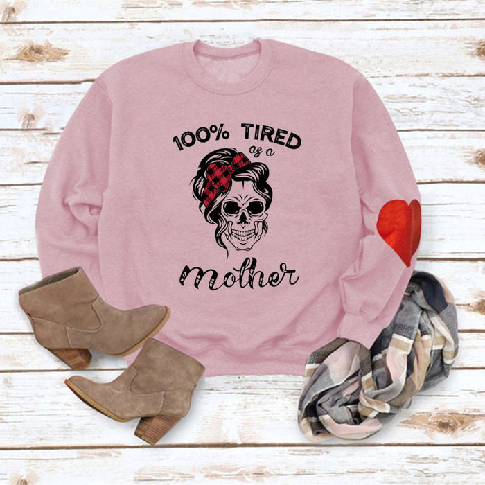 Pink love sweater (black color picture) / S
