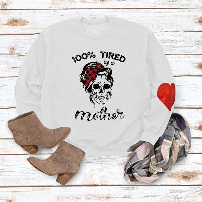 White love sweater (black word color picture) / S