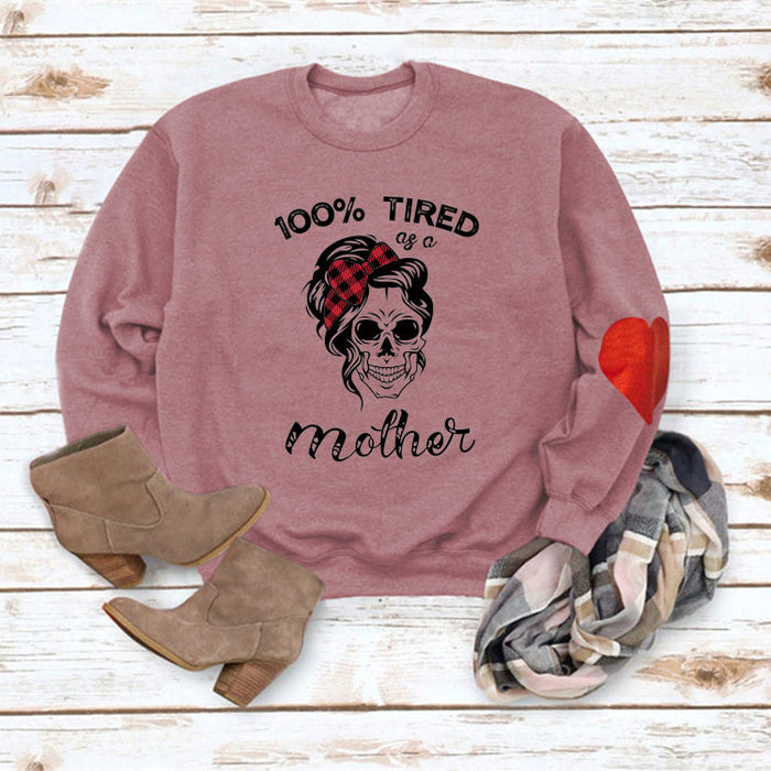 Rose gold love sweater (black word color picture) / S