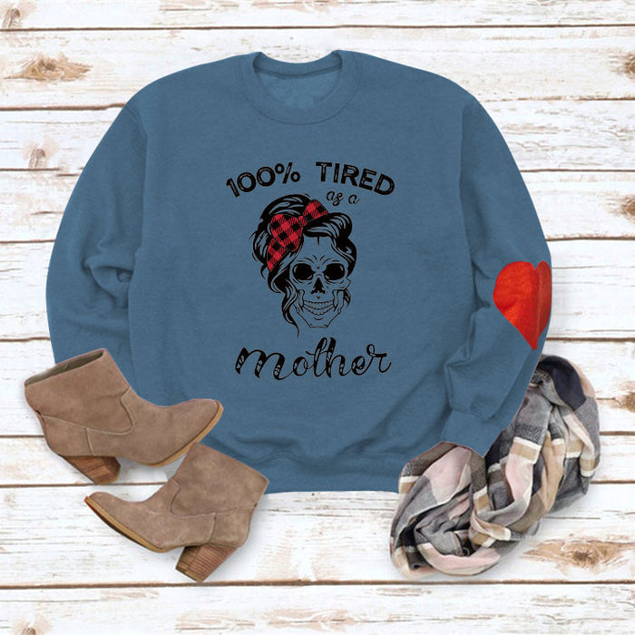 Blue love sweater (black color picture) / S
