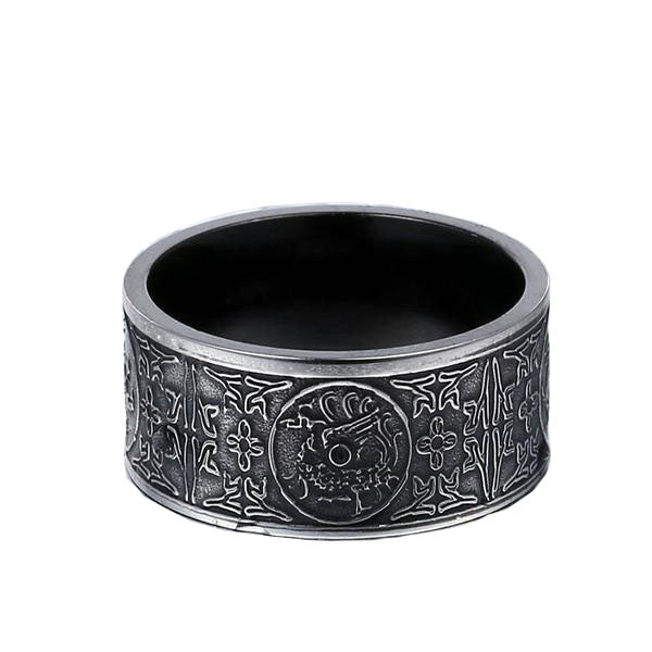 Titanium Chinese-style Ring