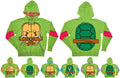 TMNT Costume Hooded Sweatshirt with Detachable Eye Mask-tvso