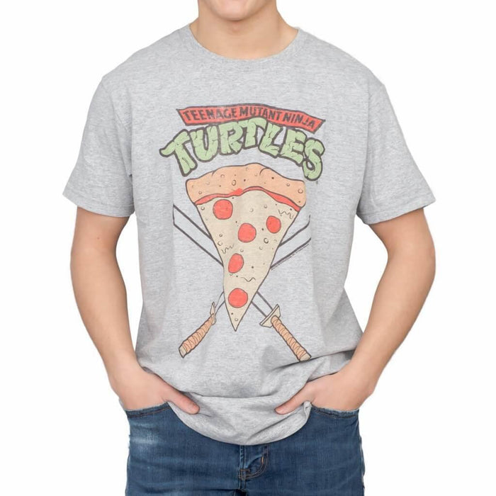 TMNT Pizza Slice Adult T-Shirt-tvso