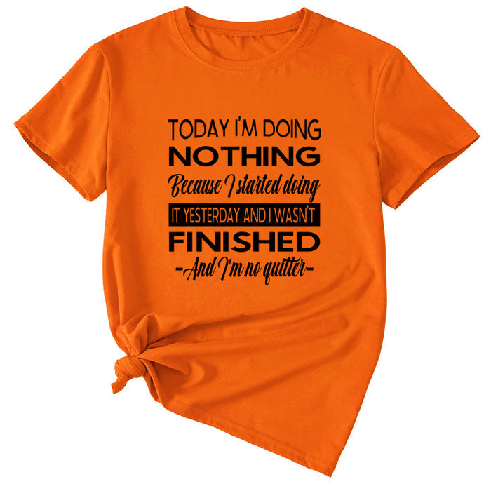 Orange (black font) / S