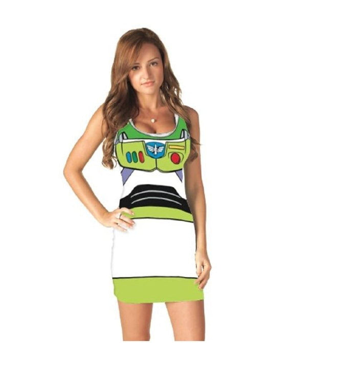 Toy Story Juniors Costume Tunic Tank Dress-tvso