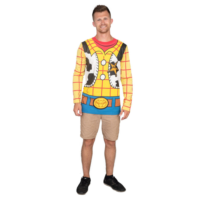 Toy Story Sheriff Adult Long Sleeve Halloween Cosplay Costume Shirt