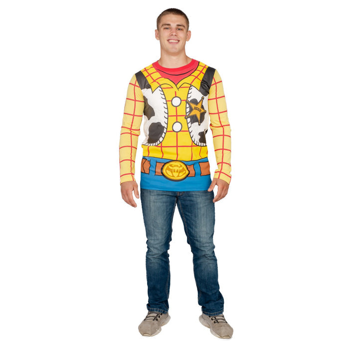 Toy Story Sheriff Adult Long Sleeve Halloween Cosplay Costume Shirt