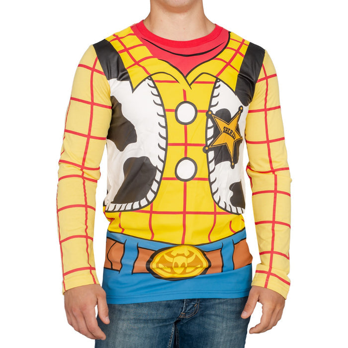 Toy Story Sheriff Adult Long Sleeve Halloween Cosplay Costume Shirt