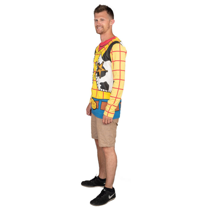 Toy Story Sheriff Adult Long Sleeve Halloween Cosplay Costume Shirt