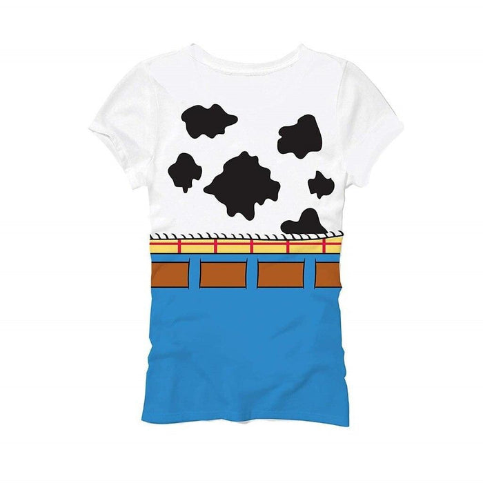 Toy Story Woody Costume Juniors T-Shirt-tvso