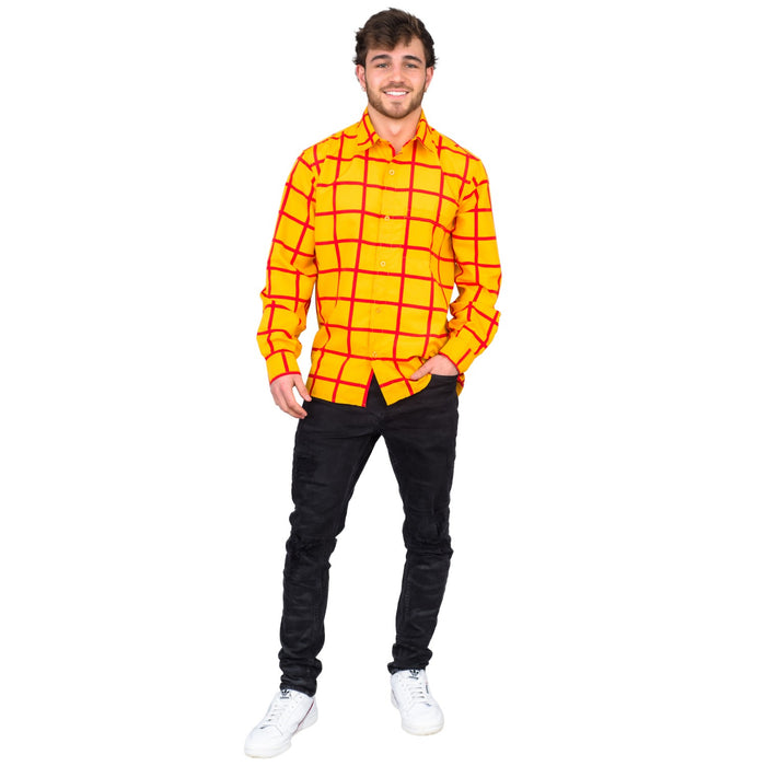 Toy Story Sheriff Cowboy Costume Shirt