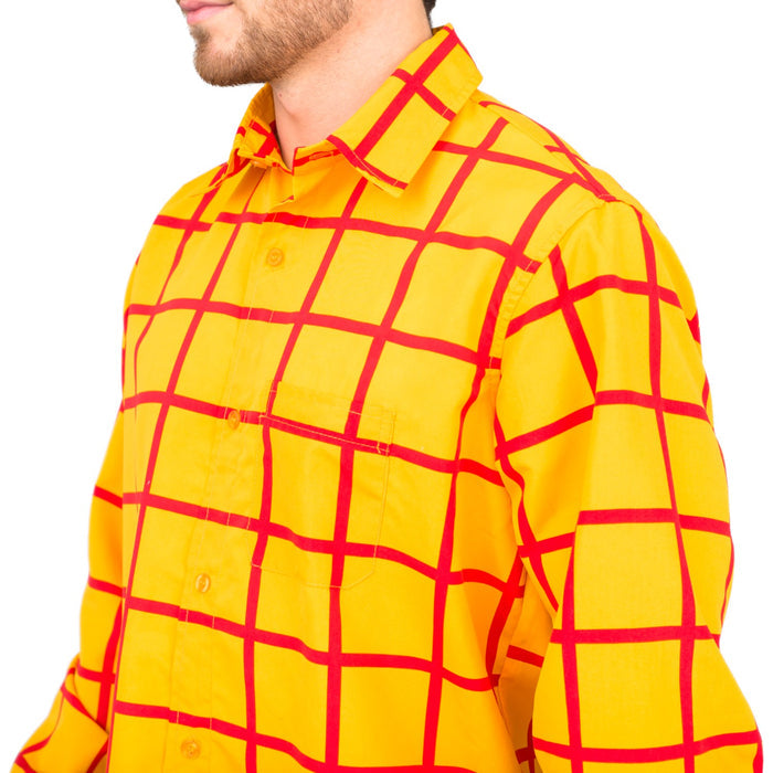 Toy Story Sheriff Cowboy Costume Shirt