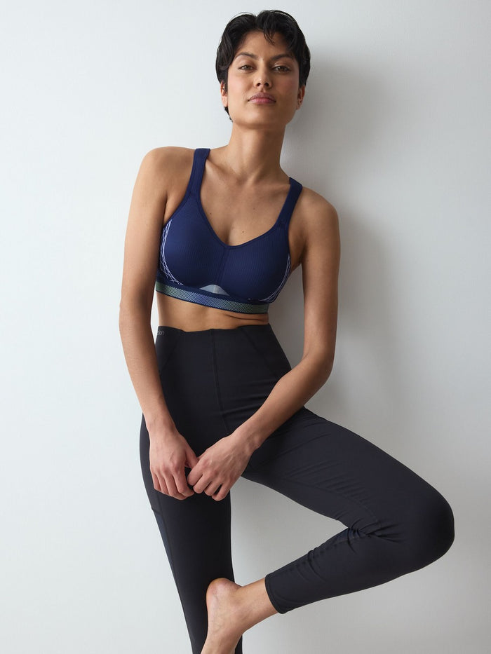 BLUE TRIACTION CARDIO FLOW PADDED BRA