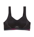 BLACK TRIACTION CARDIO FLOW PADDED BRA