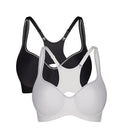 BLACK TRIACTION RACERBACK 2 PACK SPORTS BRA