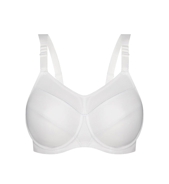 WHITE TRIACTION ULTRA SPORTS BRA