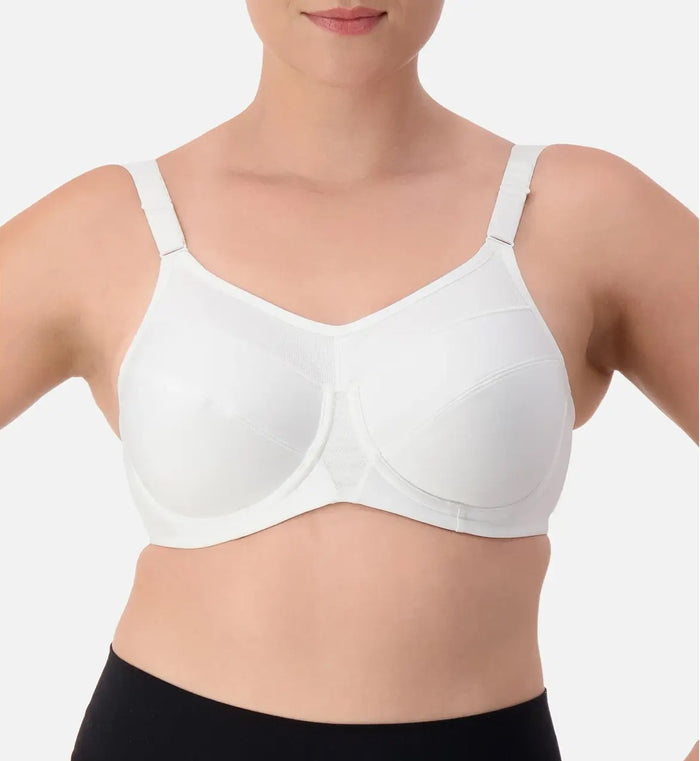 WHITE TRIACTION ULTRA SPORTS BRA