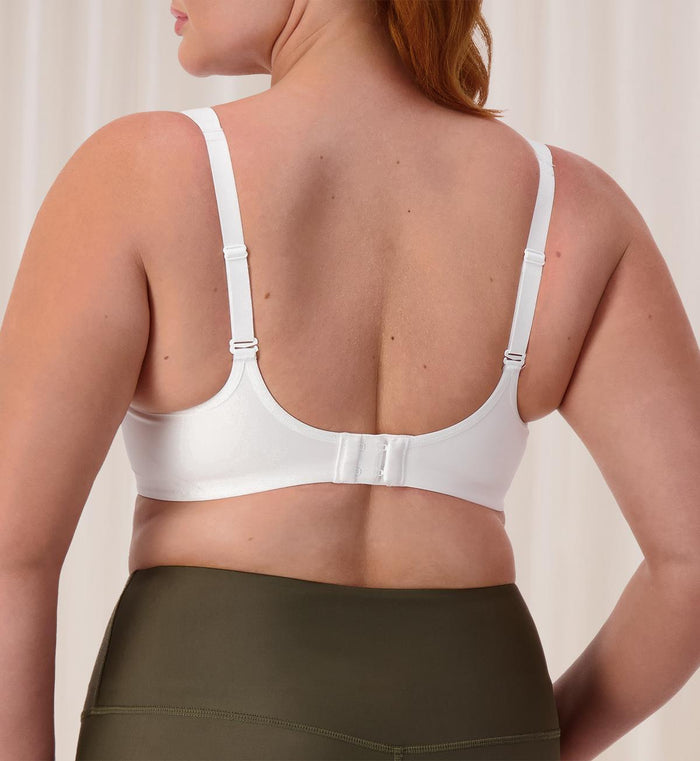 WHITE TRIACTION ULTRA SPORTS BRA