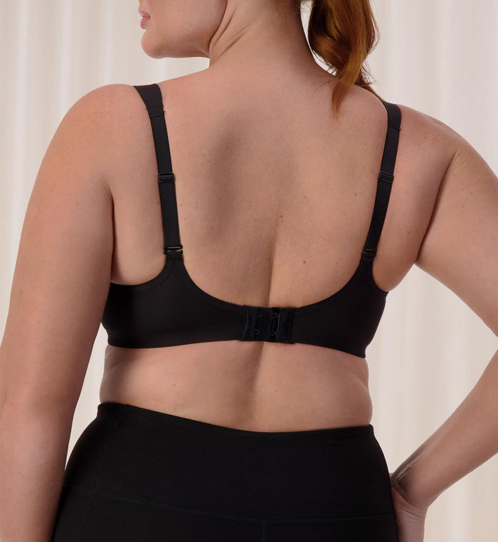 BLACK TRIACTION ULTRA SPORTS BRA