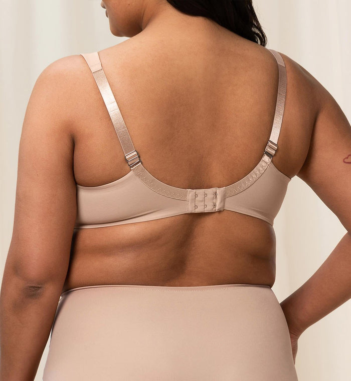 BEIGE TRIUMPH TRUE SHAPE SENSATION MINIMISER BRA