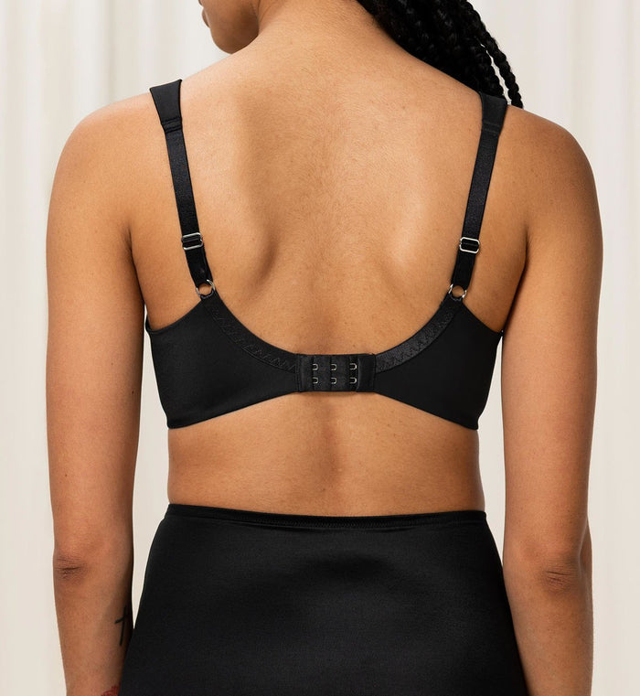 BLACK TRIUMPH TRUE SHAPE SENSATION MINIMISER BRA