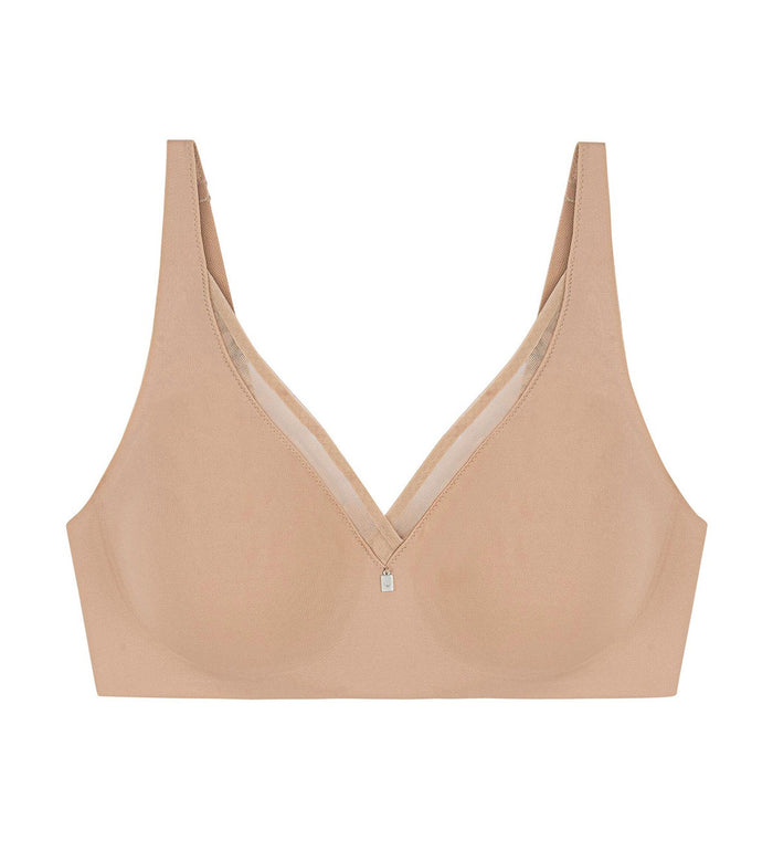 BEIGE TRIUMPH TRUE SHAPE SENSATION WIREFREE BRA