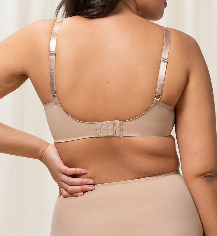 BEIGE TRIUMPH TRUE SHAPE SENSATION WIREFREE BRA