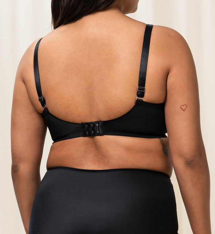 BLACK TRIUMPH TRUE SHAPE SENSATION WIREFREE BRA