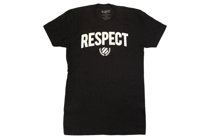 Ultimate Fighting Championship UFC Respect Adult Black T-Shirt - TVStoreOnline