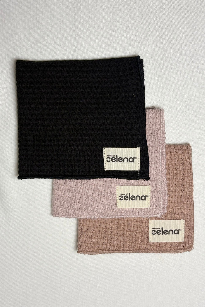 Ultra-Soft Cotton Hankies (Pack of 3) - Multicolor